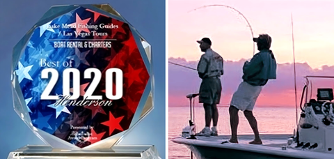 Lake Mead fishing charters Lake Mead fishing guides Las Vegas fishing guides Las Vegas Nevada fishing charter tours