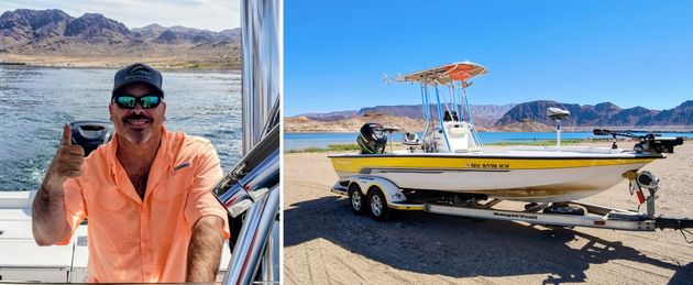 Lake Mead Fishing Guide Capt Kevin Durham of FishFinders Guide Service 