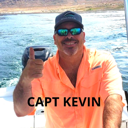 Lake Mead Fishing Guide Capt Kevin Durham of FishFinders Guide Service 