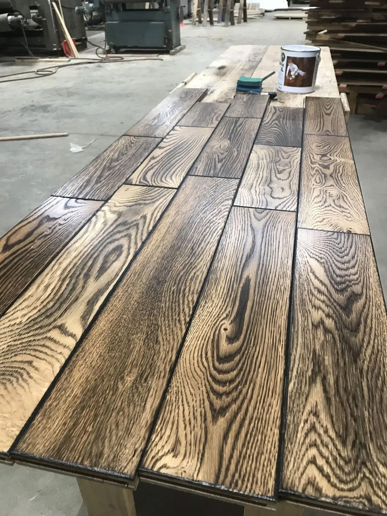 Charred Hardwood Flooring 6