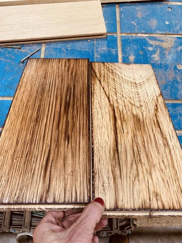 Charred Hardwood Flooring 7