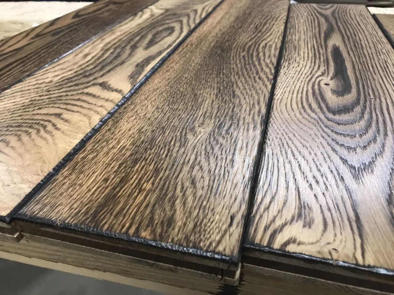 Charred Hardwood Flooring 8