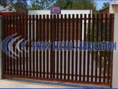 Galvanised Gate – Melbourne, VIC - Swift Metal Fabrication