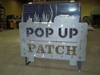 Pop Up Patch Logo – Melbourne, VIC - Swift Metal Fabrication
