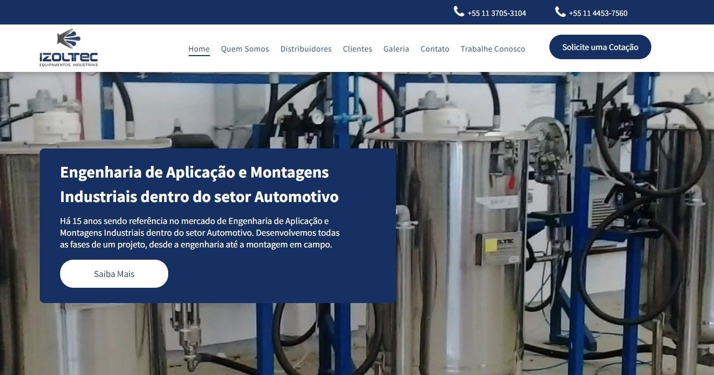 Izoltec Montagens Industriais