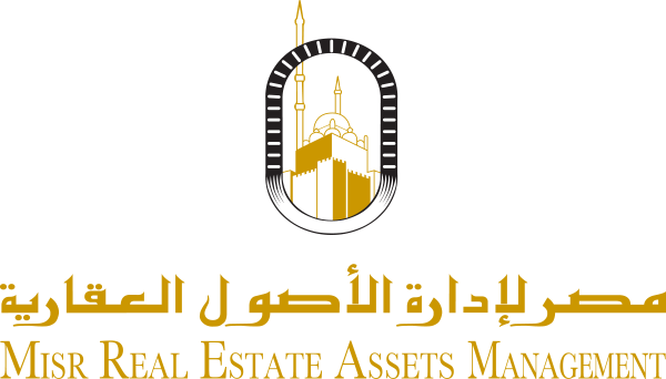 A logo for misr real estate assets management