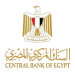 The logo for the central bank of egypt has an eagle on it