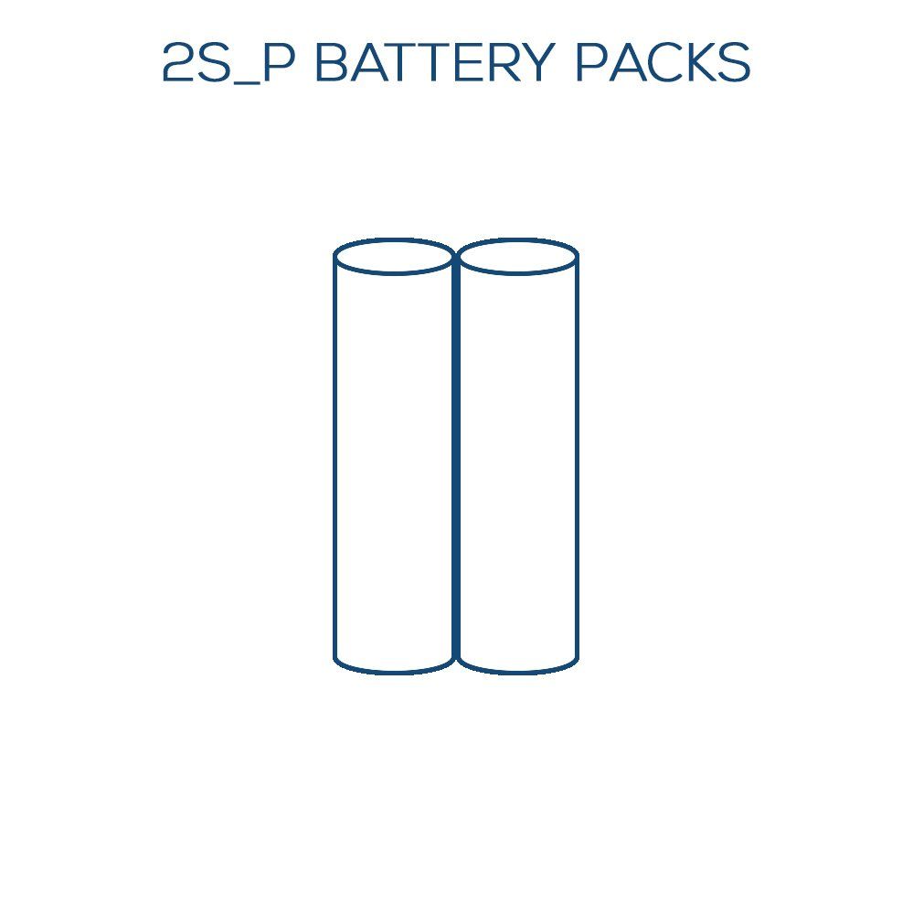 A pair of batteries stacked on top of each other on a white background.
