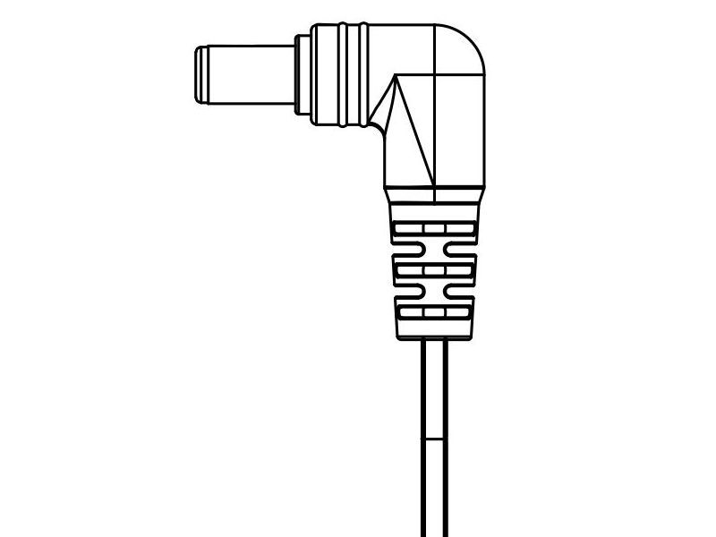 Right Angle DC Barrel Plug
