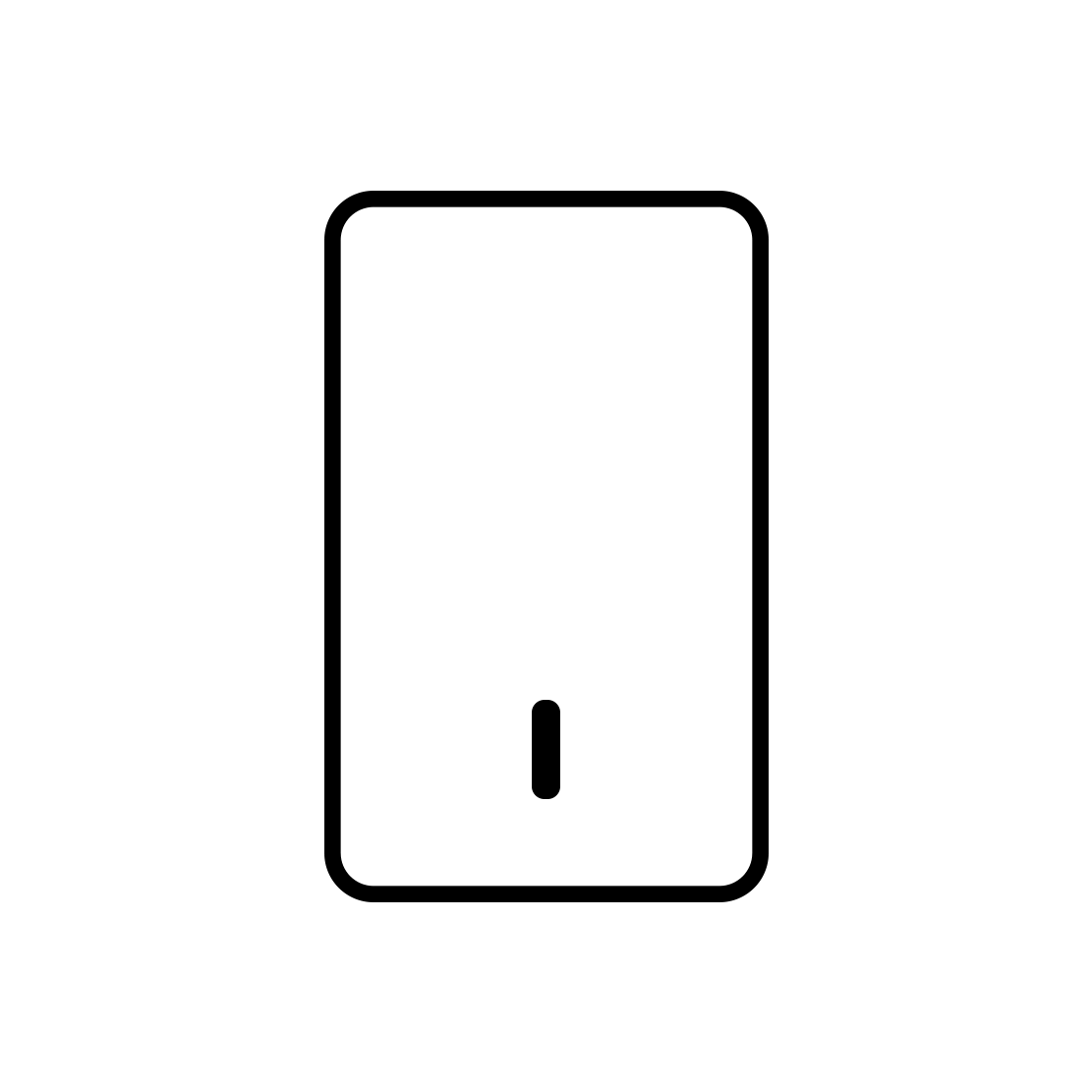 A black and white icon of a power supply