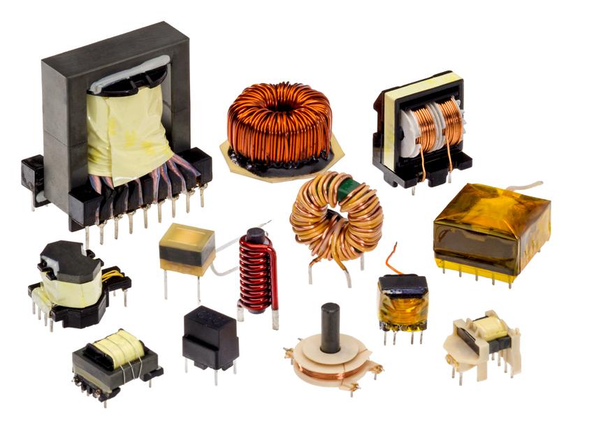 A bunch of different types of transformers on a white background