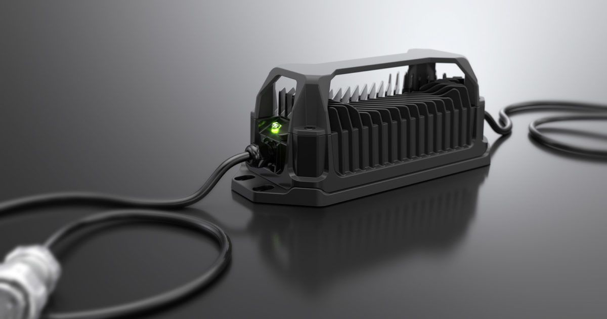 A battery charger for small electric vehicles