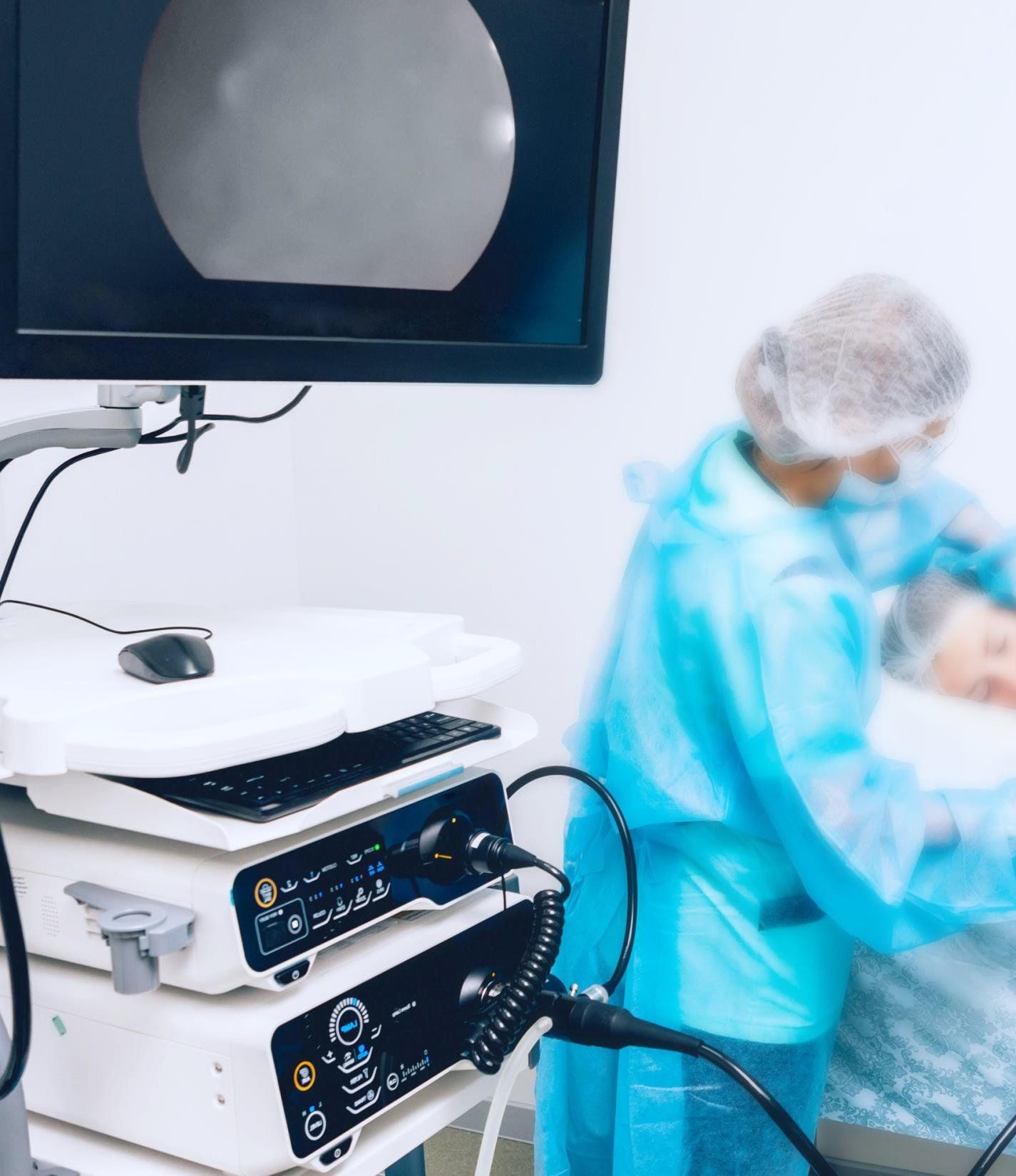 Medical devices in an operating theatre