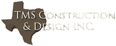 A logo for tms construction and design inc.