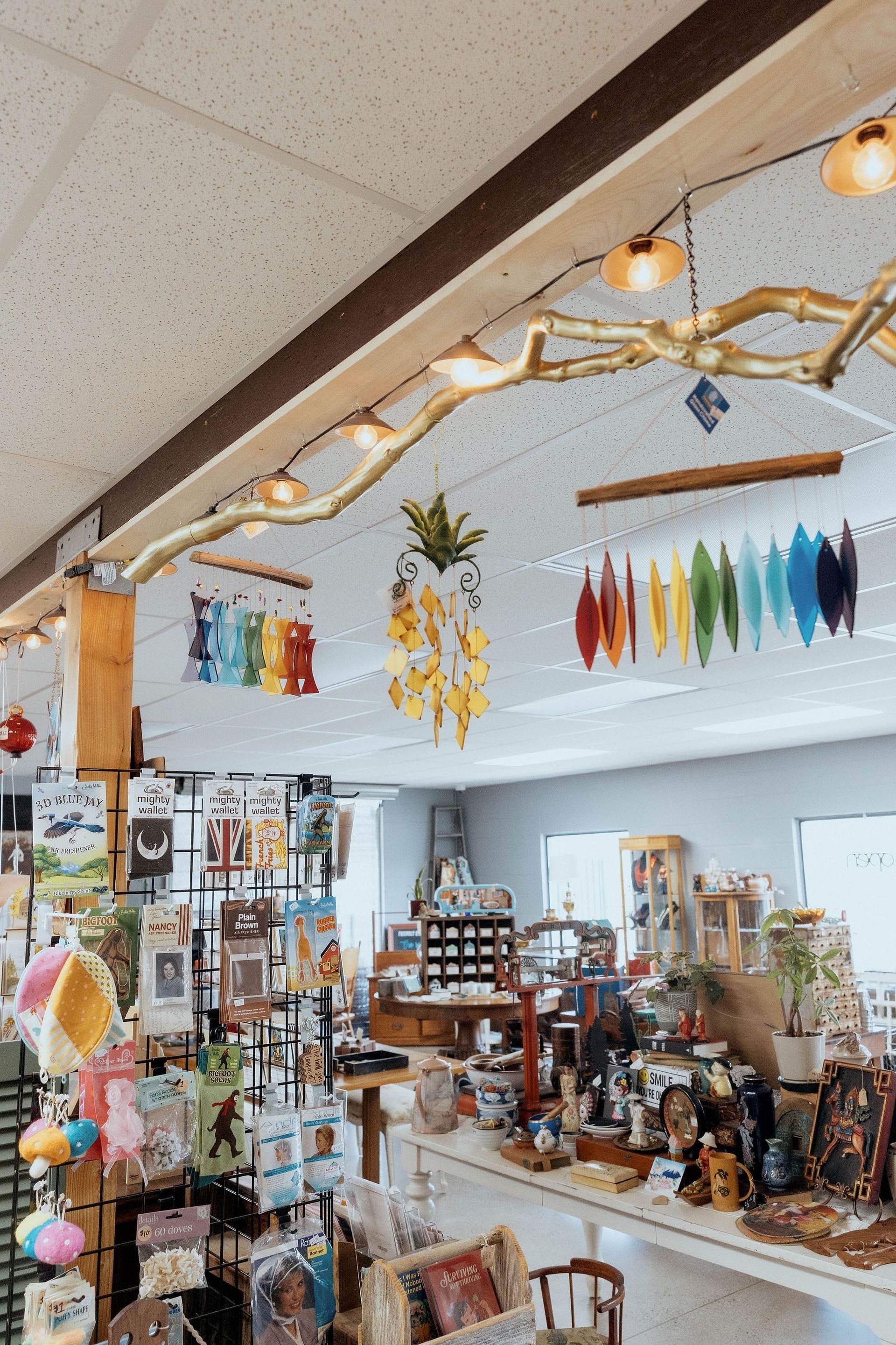 Quirky greeting cards and unique gifts at Hopper's Landing Mercantile in Ashland Oregon