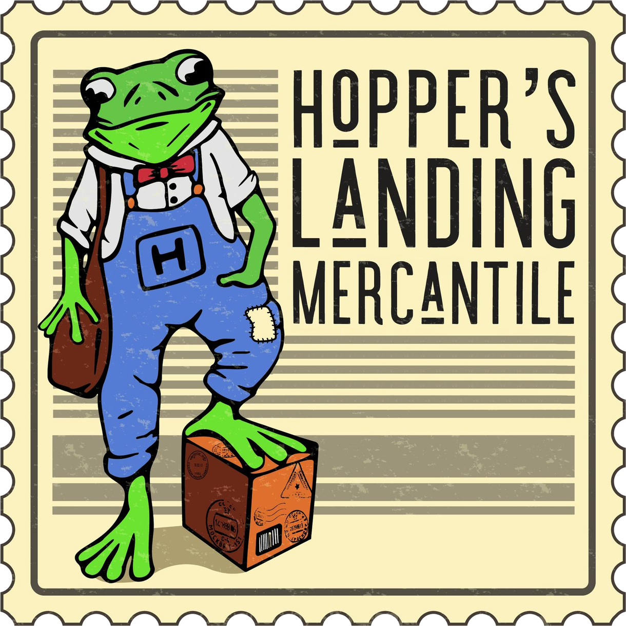 Hoppers Landing Mercantile Logo