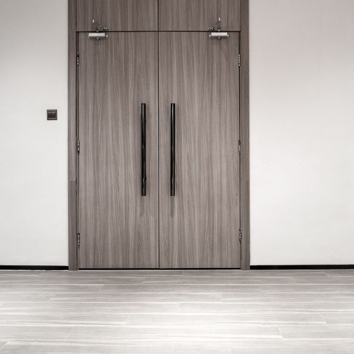 Wooden Doors With Black Handles | Otsego, MN | The Window Guys