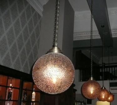globe shaped ceiling lantern