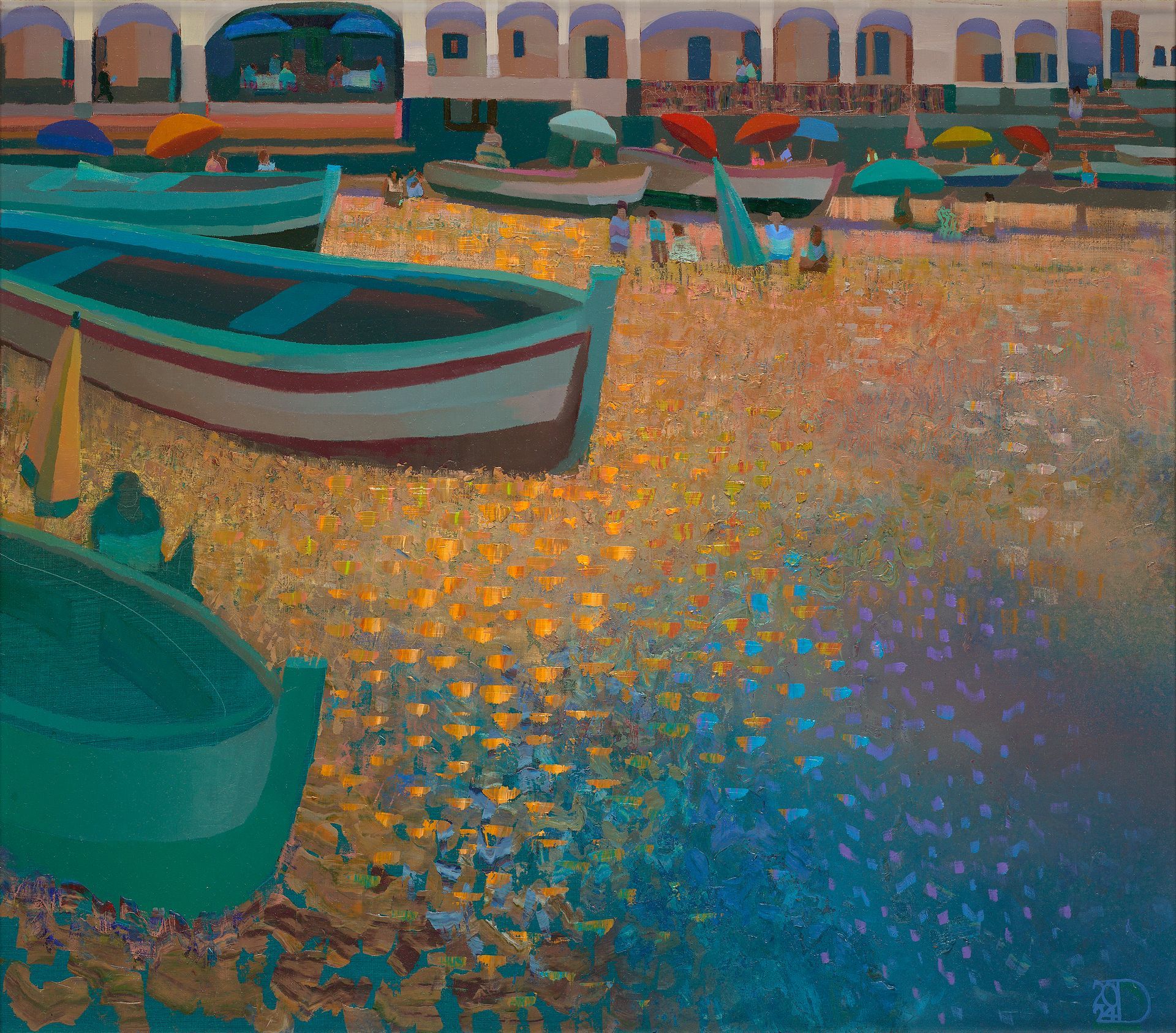 Beach Lovers and Boats
