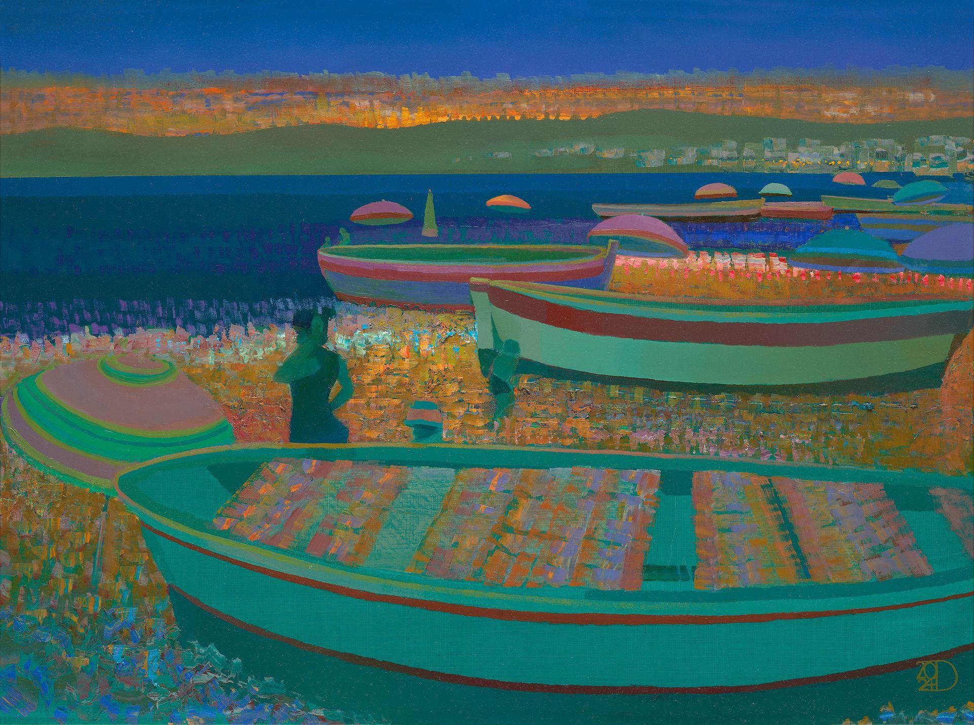 Beach Lovers and Boats