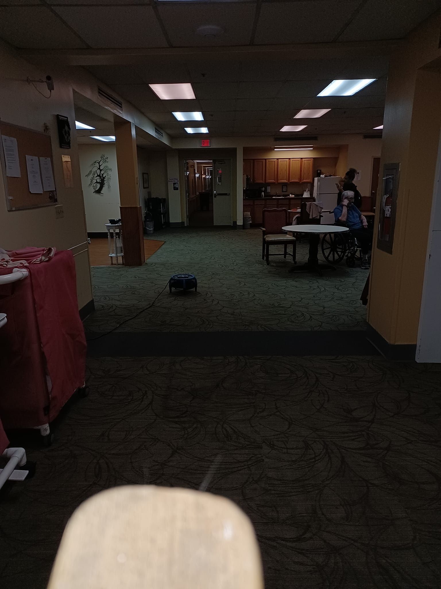 A large room with a lot of furniture in it