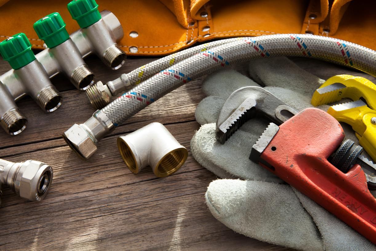 A Pair Of Plumbing Gloves — Action Hose & Fitting Solutions In Loganholme, QLD