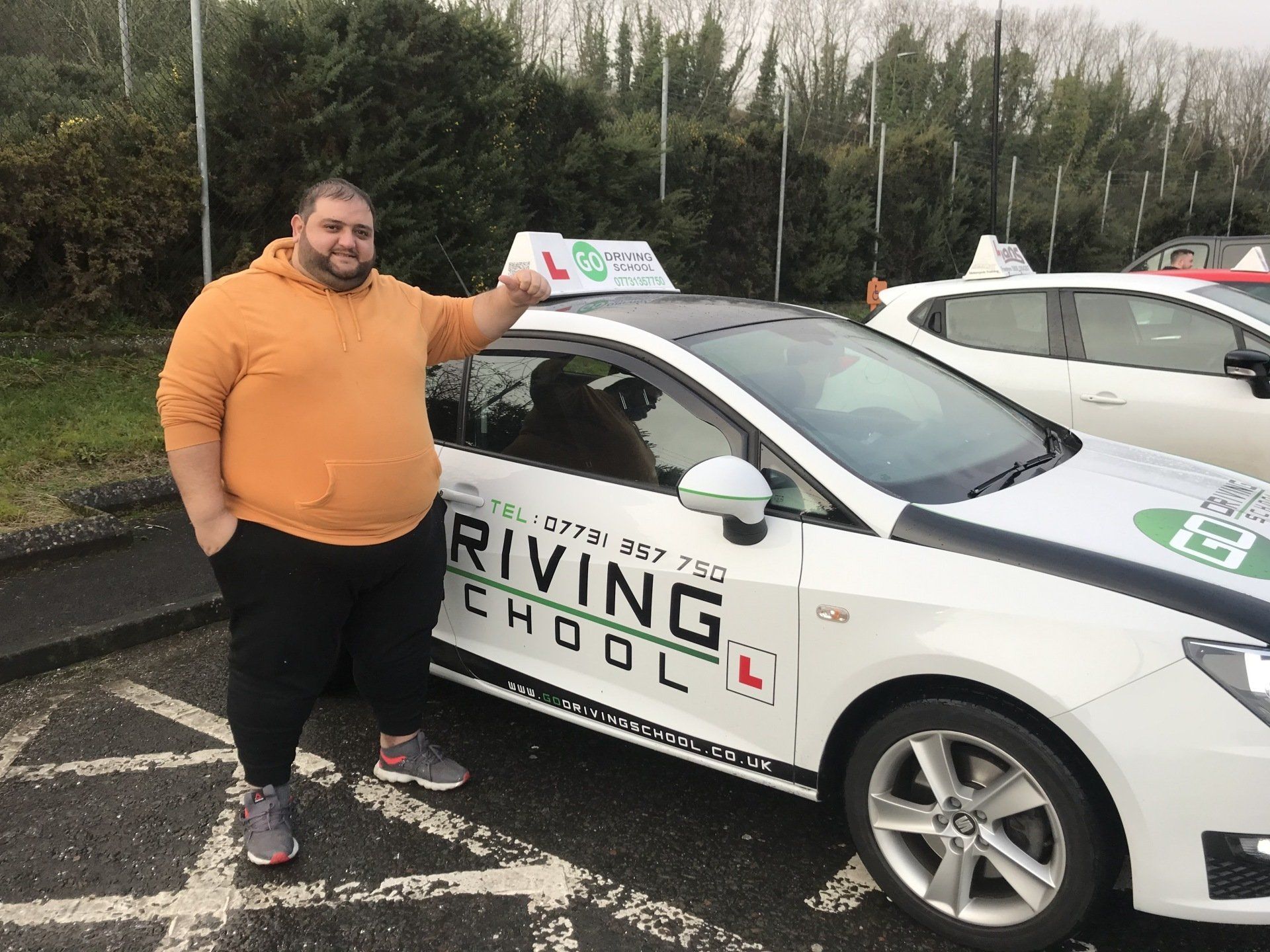 Another pupil passing driving test with Go Driving School
