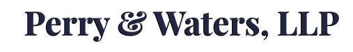 Perry & Waters, LLP logo.