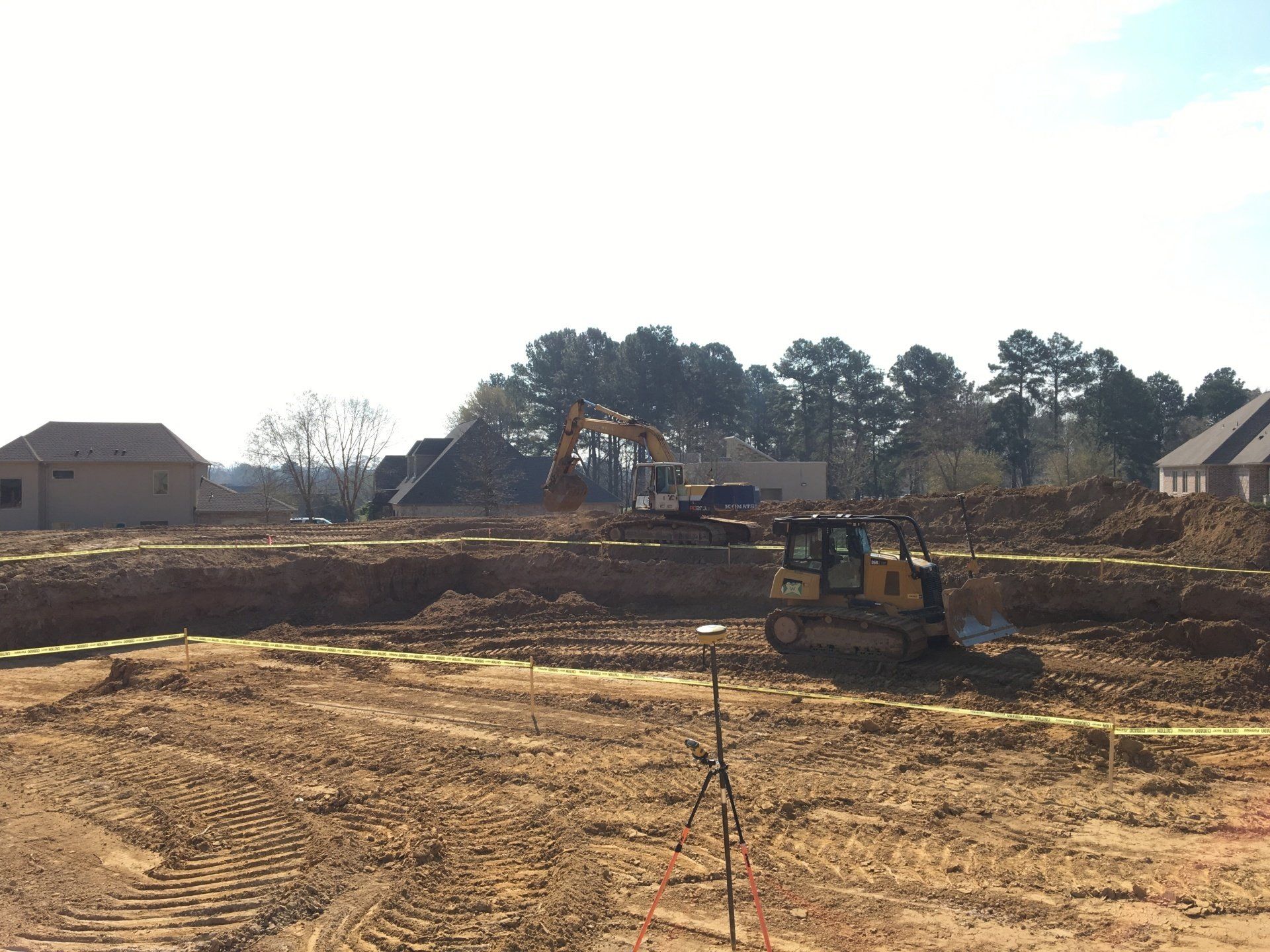 Land Developing Using Backhoe And Bulldozer — Judson, TX — W.R. Welborn & Son Inc.