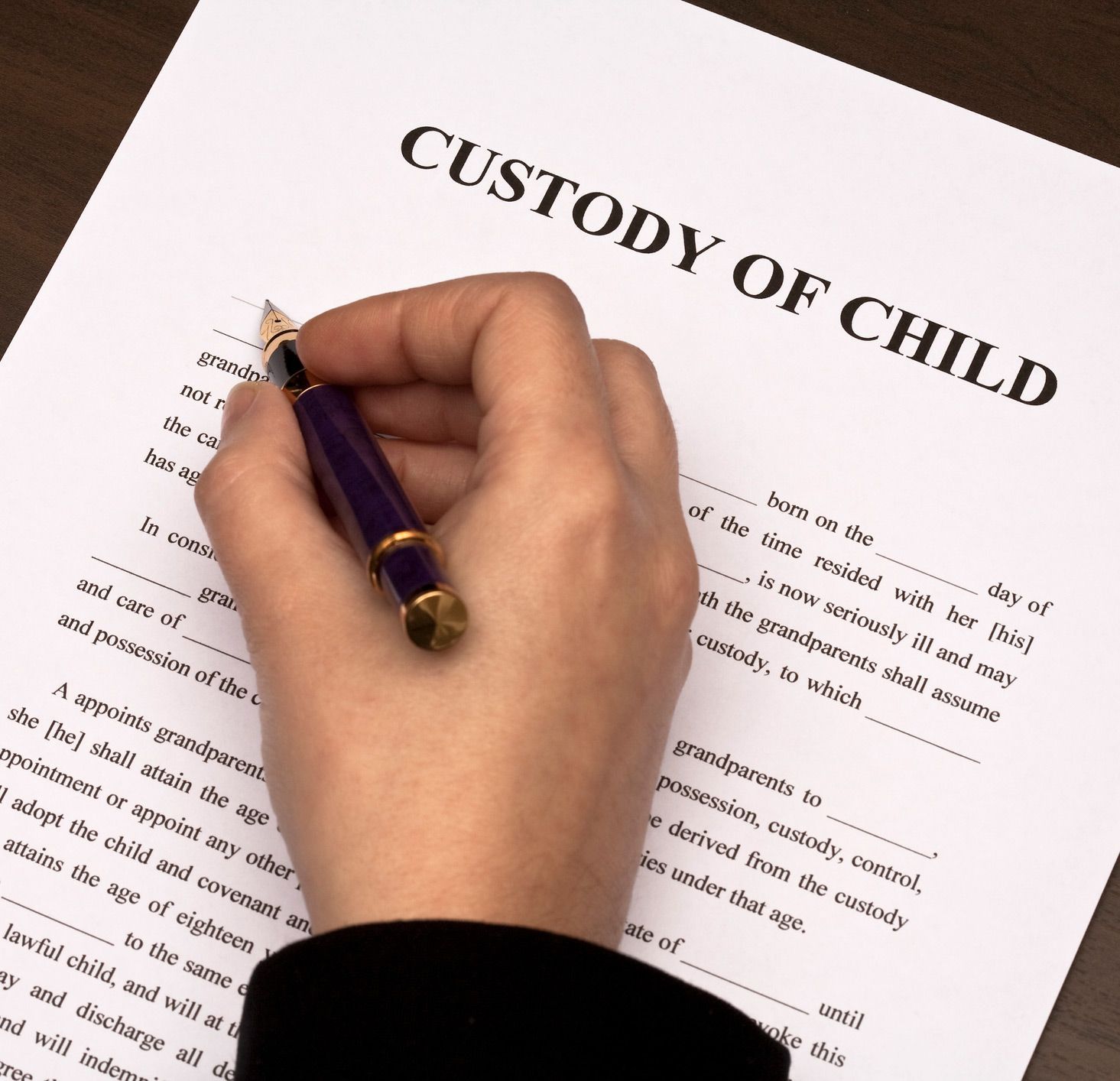 Custody Of Child Paper — Fairlawn, OH — Susan Lax Law Office Custody Of Child Paper — Fairlawn, OH — Susan Lax Law Office