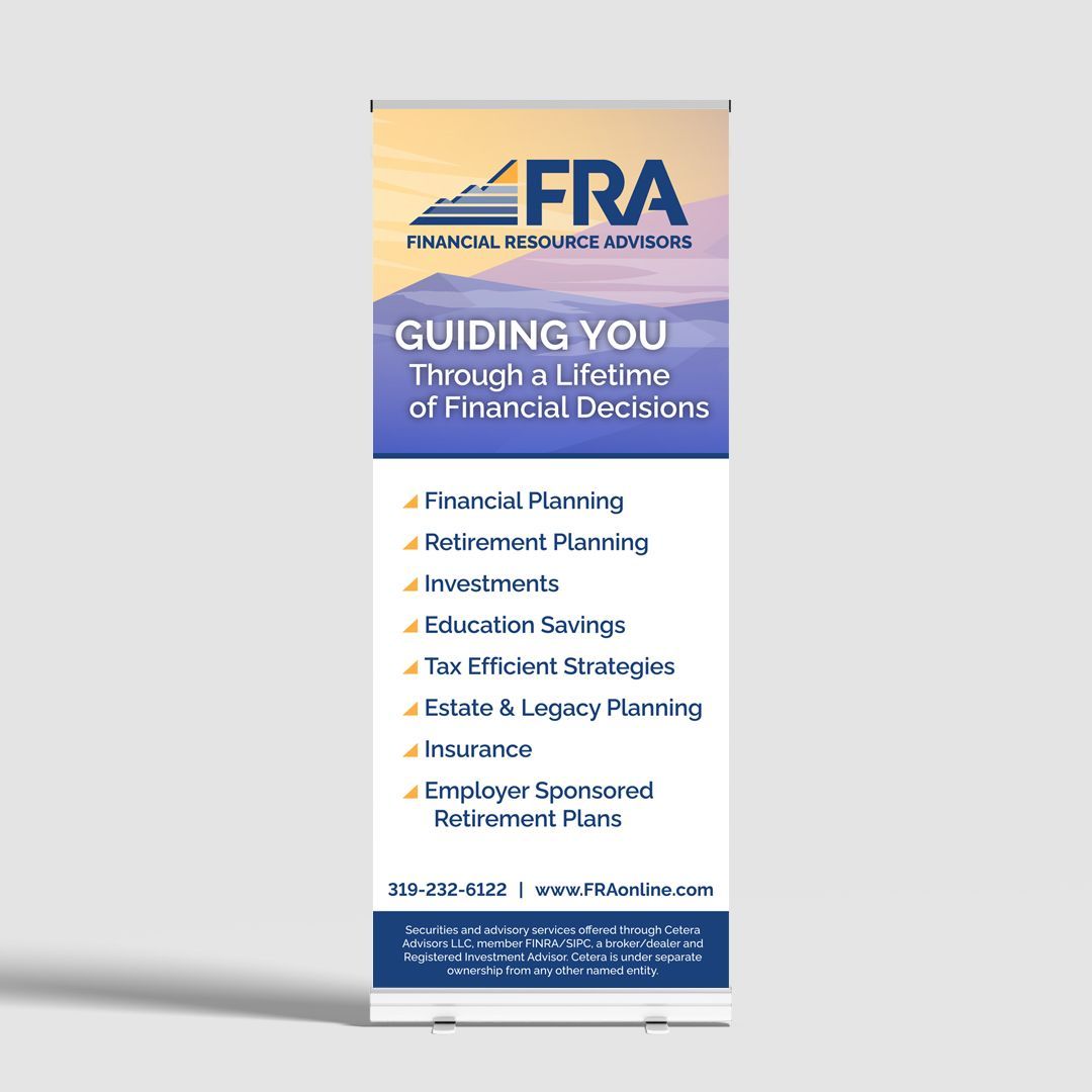 A financial resource advisors banner that says guiding you through a lifetime of financial decisions