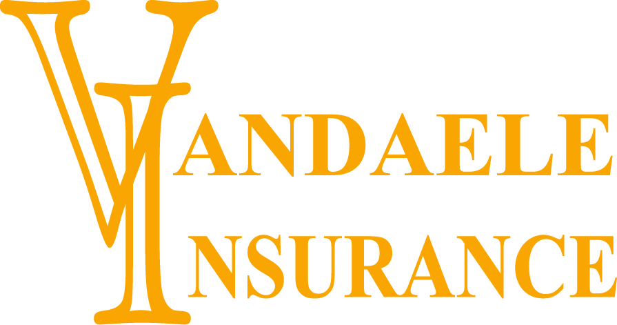 The logo for mandaele insurance is yellow on a white background