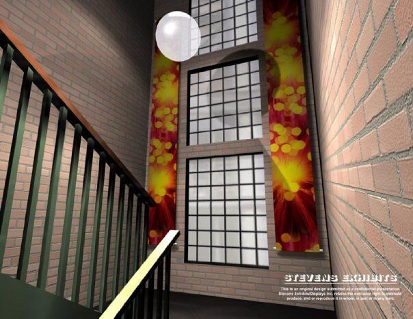 Window And Staircase Interior Exhibit - Exhibit Designer and Producer in Chicago, IL