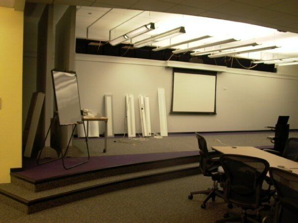 Conference room with Stage Interior Exhibit - Exhibit Designer and Producer in Chicago, IL