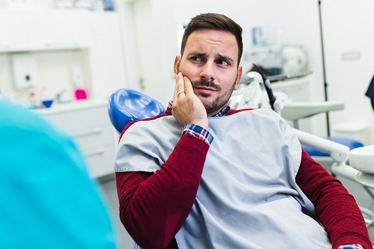 white teeth with root canal x ray