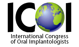 A logo for the international congress of oral implantologists