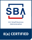 The logo for the u.s. small business administration is certified.