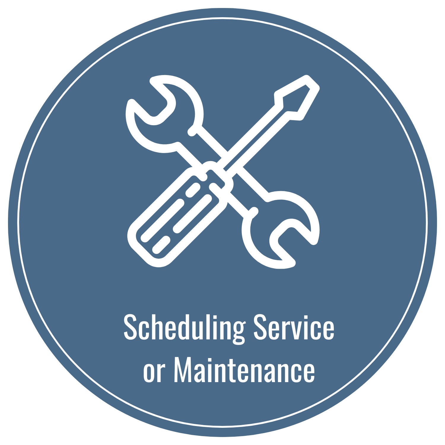 Scheduling Service or Maintenance