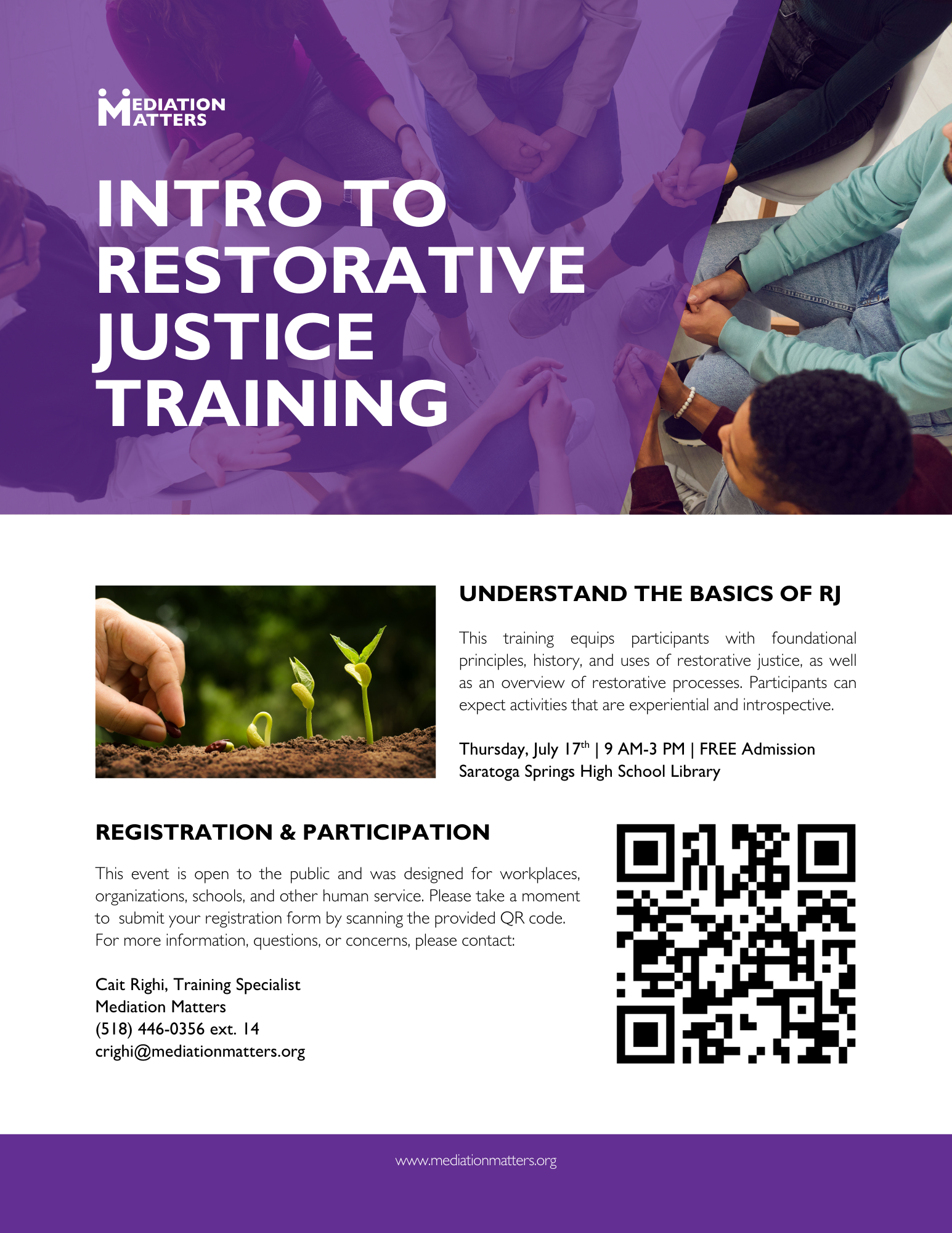 EI training flyer