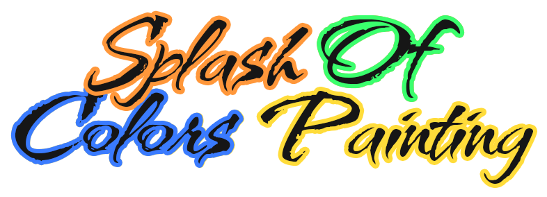 A colorful logo for splash of colors painting