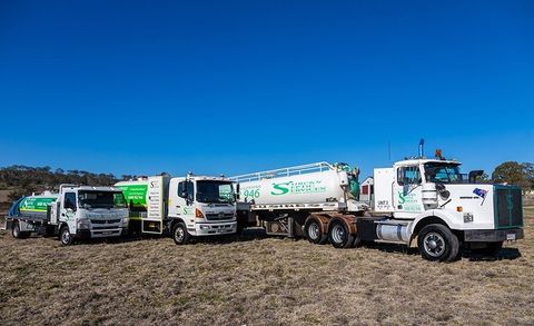 Septic trucks — Shreks Septic Service in Toowoomba, QLD