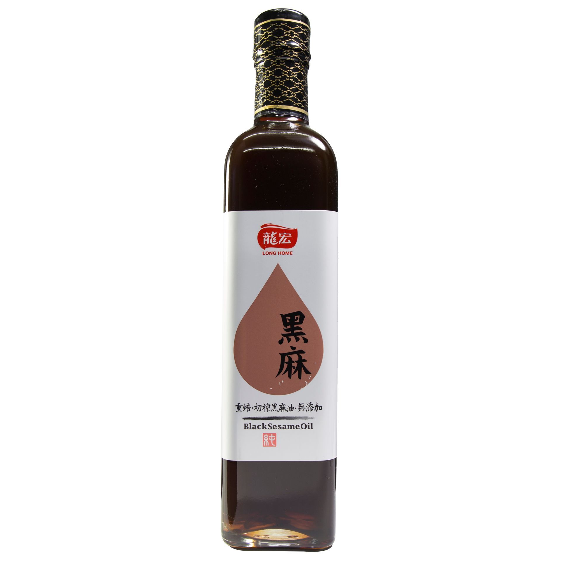 重焙初榨100%黑麻油 500ml