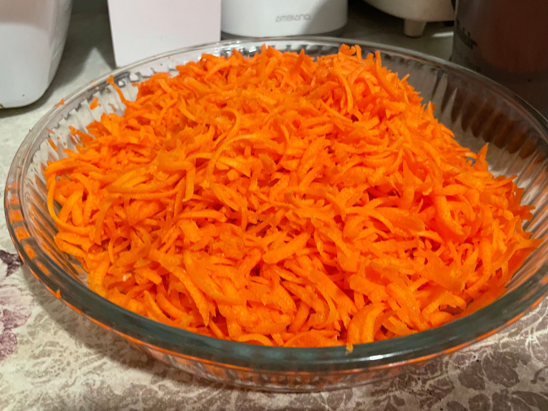 Grated Carrot for Carrot Tarator. See how to cook Carrot Tarator