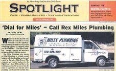 Spotlight Article — High Desert Area — Rex Miles Plumbing
