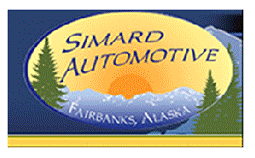 The logo for simard automotive fairbanks alaska