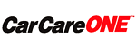 The car care one logo is black and red on a white background.