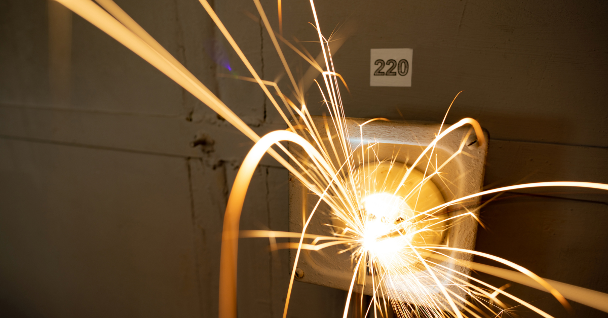 sparks from outlet - Electricians Frederick MD