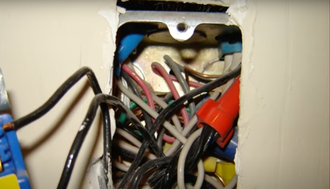 fixing Overcrowded Electrical Boxes by electrician Frederick MD
