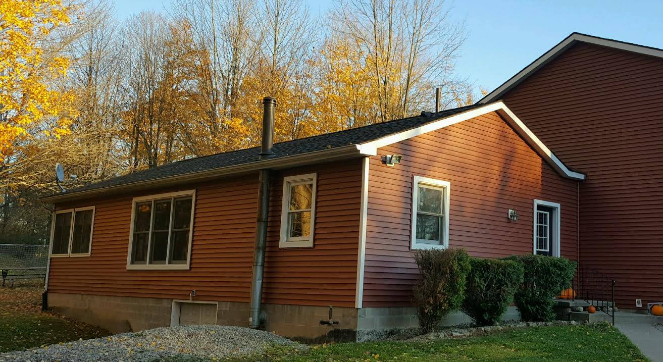 new siding installation