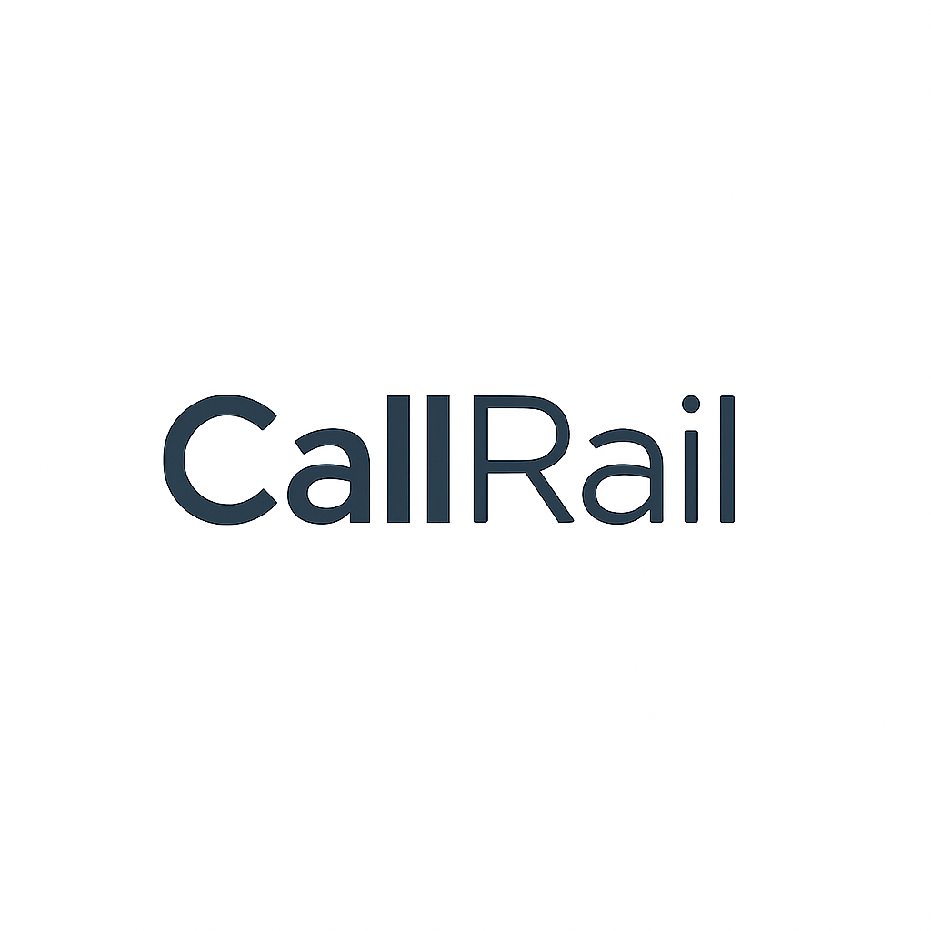 CallRail logo: Dark teal text on a white background.